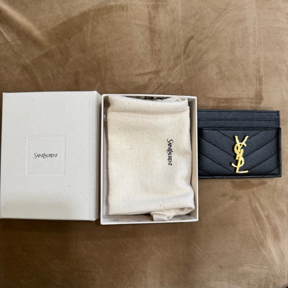 YSL Cassandre Card Case - Picture 6 of 6